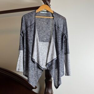 Maurices Heathered Waterfall Cardigan